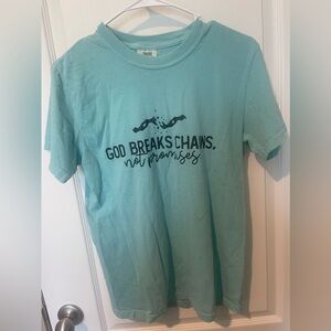 Comfort Colors Women’s Size Small Blue Shirt.